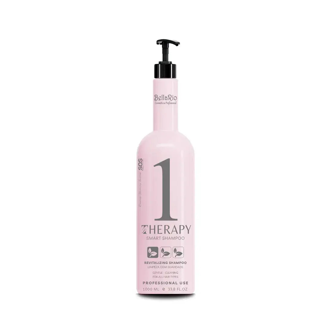 SMART SHAMPOO STEP 01 THERAPY S.O.S STEEL SHIELD | Bella Rio ® | DAMAGE RECOVERY SYSTEM SPECIALLY TO REPAIR DAMAGED AND ELASTIC HAIR